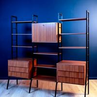 Libreria Vintage Design Scandinavo Mid-Century 