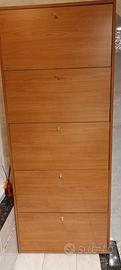 scarpiera in legno 