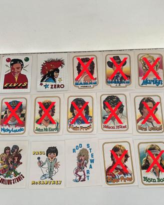 Figurine Panini's STICKERS anni 80
