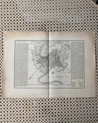 Mappa storica Verona 1848