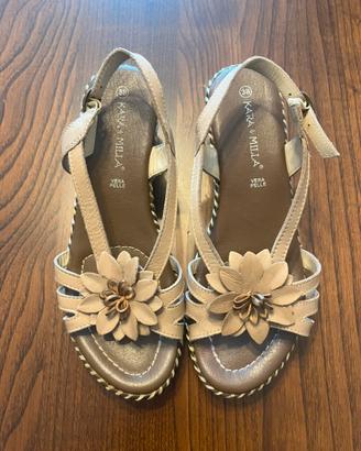 Sandali Kara & Milla in Vera Pelle– EU 38 | Ottime