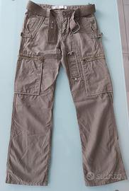 Pantalone jeans Gaudi', colore verde scuro, tg48