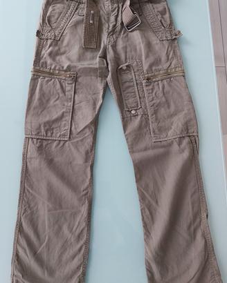 Pantalone jeans Gaudi', colore verde scuro, tg48