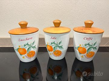 Set 3 barattoli cucina