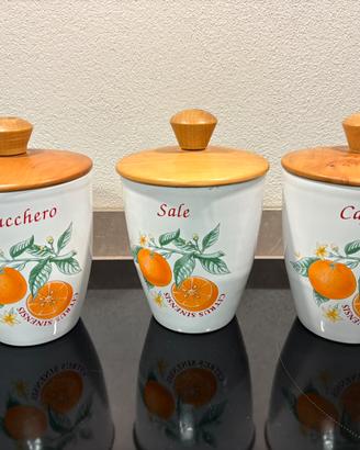 Set 3 barattoli cucina