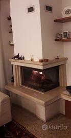 Rivestimento per caminetto in marmo rosa di As