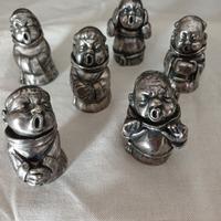 statuette fratini in peltro