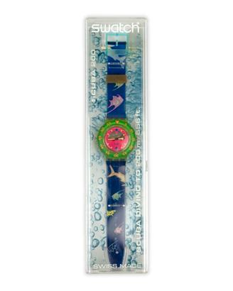 Swatch Scuba 200 Happy fish mai usato