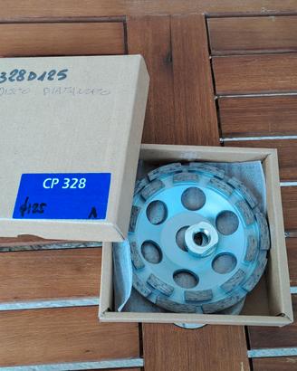 Disco platorello diamantato doppi segmenti 125 mm