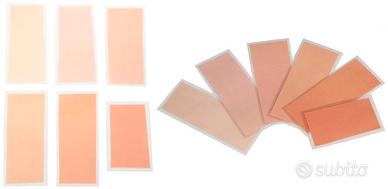 Cartoncini rosa plastificati, varie tonalità