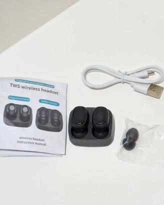 Auricolari wireless TWS in formato mini.  - Contro