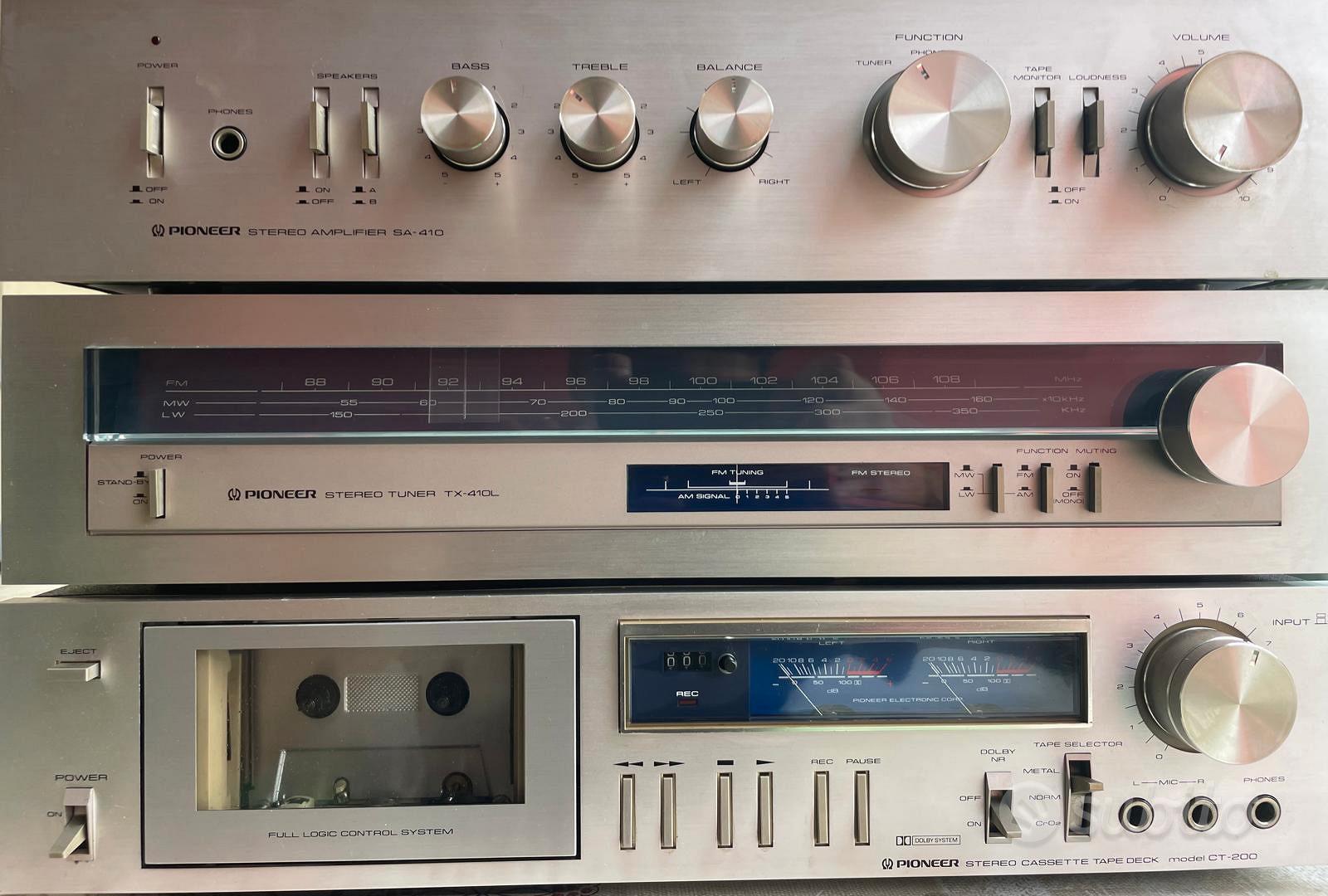 PIONEER anni 80 Audio/Video In vendita a Torino