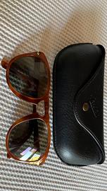 Occhiali "Persol" in acetato color avana 714SM