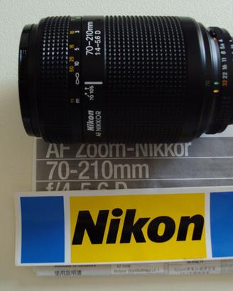 obiettivo nikon 70 - 210
