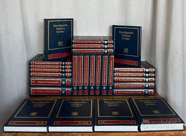  Enciclopedia Grolier completa 21 volumi rilegati 