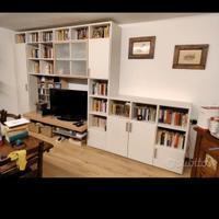 Libreria Lema con mensola tv
