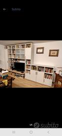 Libreria Lema con mensola tv