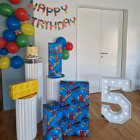 Supporto cilindrico per allestimento feste