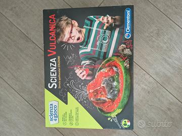 gioco istruttivo per costruire il vulcano