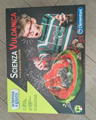 gioco istruttivo per costruire il vulcano