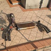 scarico record monza abarth 595 pista