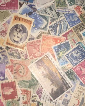 1 kg francobolli mondiali lotto 2000 grammi 20000