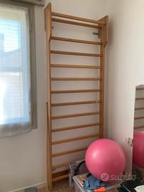 Spalliera palestra in legno