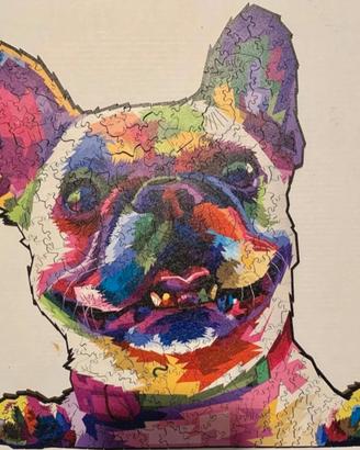 puzzle in legno animali bulldog francese