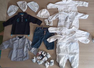 Set di abbigliamento primaverile da 1 a 3 mesi