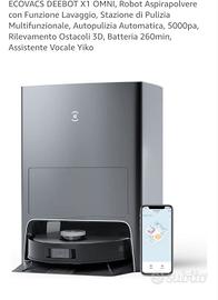 ECOVACS DEEBOT X1 OMNI, Robot aspira lava paviment