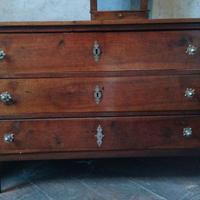 Cassettone comò cassettiera antica da restaurare
