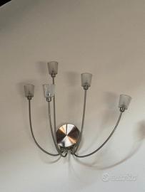 Coppia di Lampade applique vintage da parete