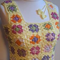 Top fatto a mano in cotone