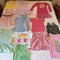 set vestiti 12 pezzi bambina 7 -8 anni 