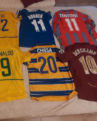 Lotto maglie calcio bomber del passato