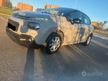Citroen c3 euro 6 neop 90000km garanzia permute