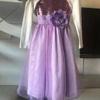 Abito cerimonia bambina 5-6 anni