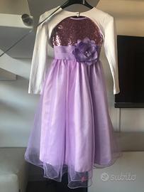 Abito cerimonia bambina 5-6 anni