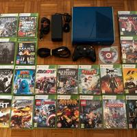 Xbox 360 Console Blu 500GB Limited + Giochi