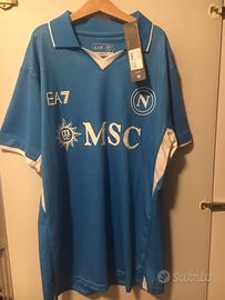Maglietta napoli azzurra