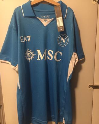Maglietta napoli azzurra