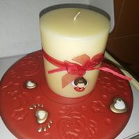 Piatto con candela Thun