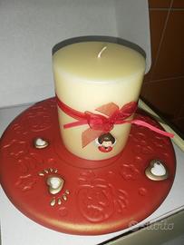 Piatto con candela Thun