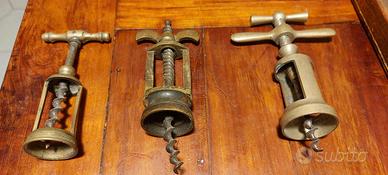 Cavatappi antichi  in ottone