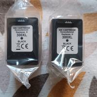 2 cartucce stampante 300XL nero compatibili HP
