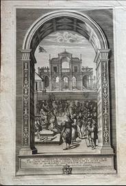 Stampa XVIII secolo da Libreria Piccolomini-Siena