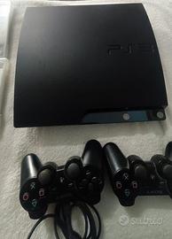 PS3 consolle + 27 giochi 2 pad  pistola camera