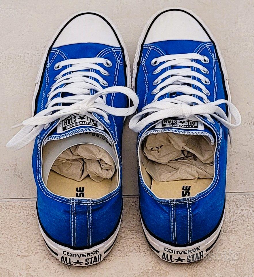 Scarpe Converse Blu elettrico e bianco. Abbigliamento e Accessori In vendita a Lecce