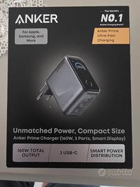 Anker Prime Caricatore 160W, 3 Porte, Display