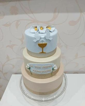 Torta scenografica comunione